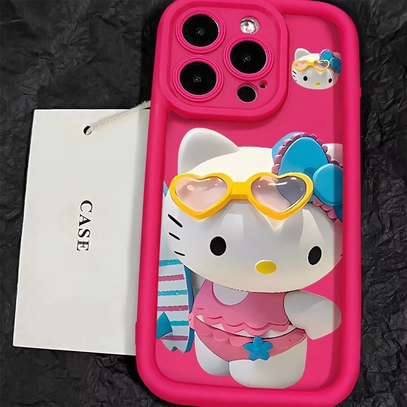 Cute Hello Kitty 15Promax All-Inclusive Airbag Phone Case