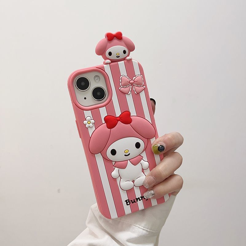 Cute 3D Silicone iPhone Phone Case