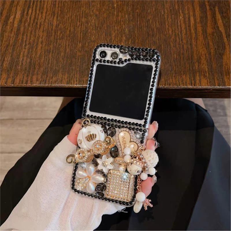 Luxury Rhinestone Pumpkin  Folding ZFlip5 Case