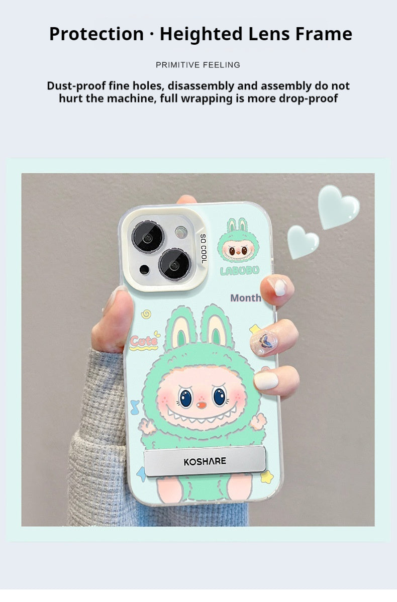 Cute Labubu Bracket Phone Case