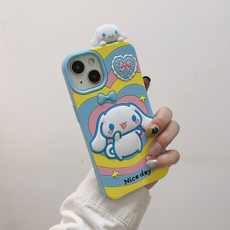 Cute 3D Silicone iPhone Phone Case