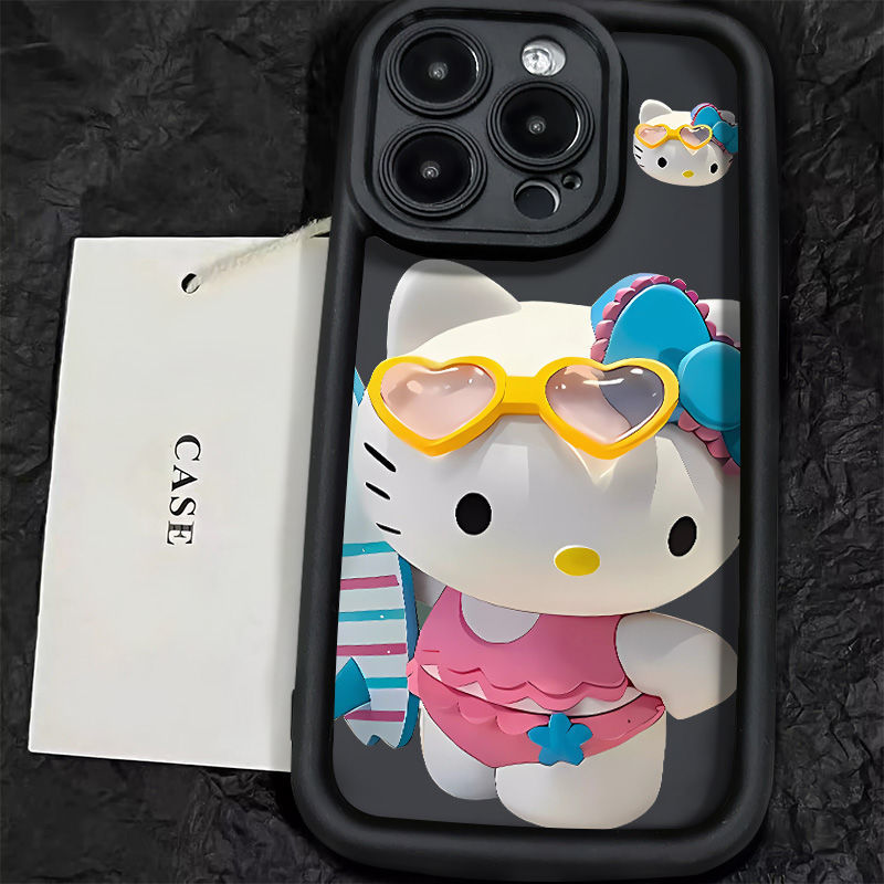 Cute Hello Kitty 15Promax All-Inclusive Airbag Phone Case