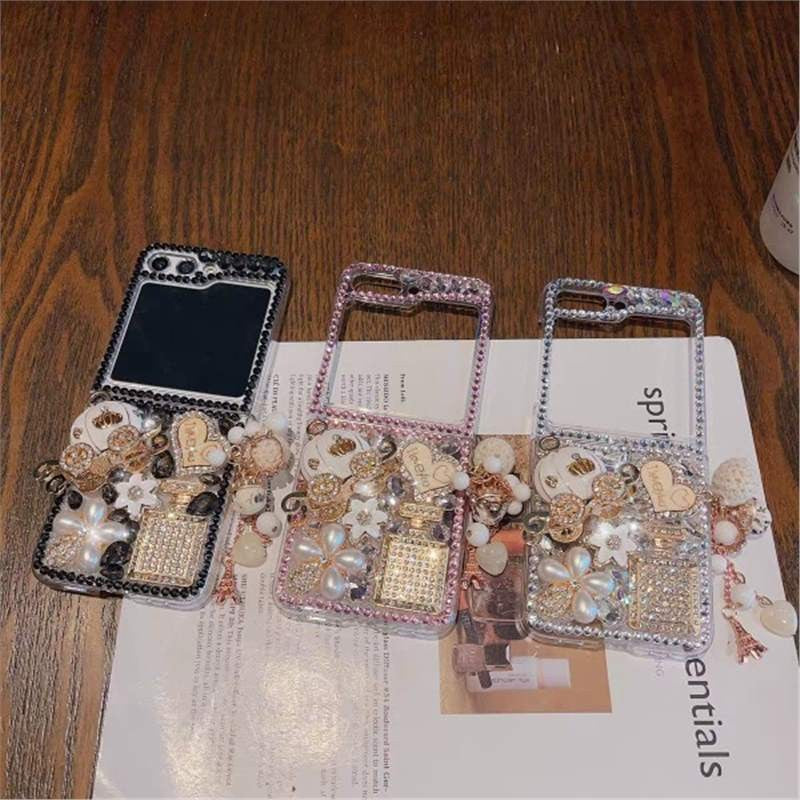 Luxury Rhinestone Pumpkin  Folding ZFlip5 Case