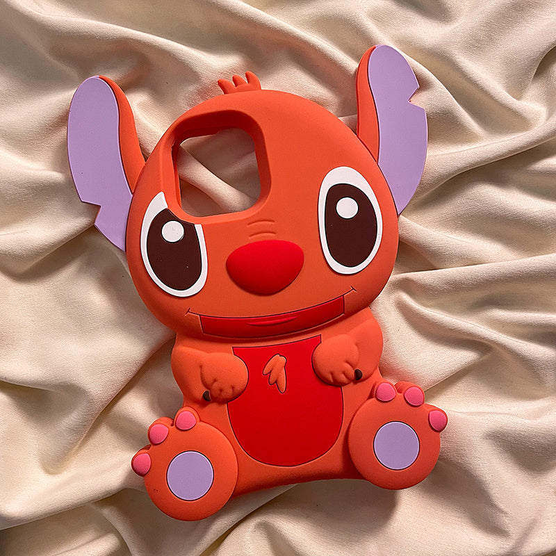 Cartoon Stitch 3D Silicone IPhone Case