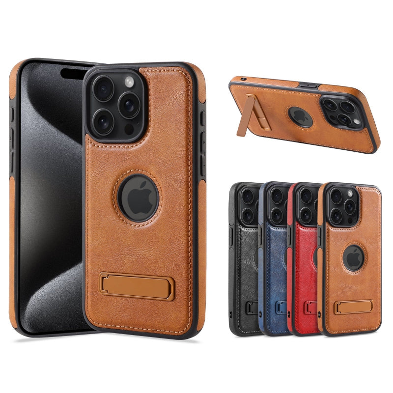 Bracket Capable Leather Business Phone Case