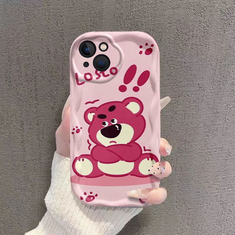 New Mini Strawberry Bear iPhone Silicone Soft Case