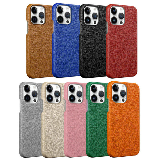 Simple Noble Genuine Leather Phone Case Cowhide Drop-Resistant