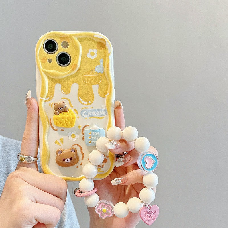 Samsung Girly Style Bread Bear Case