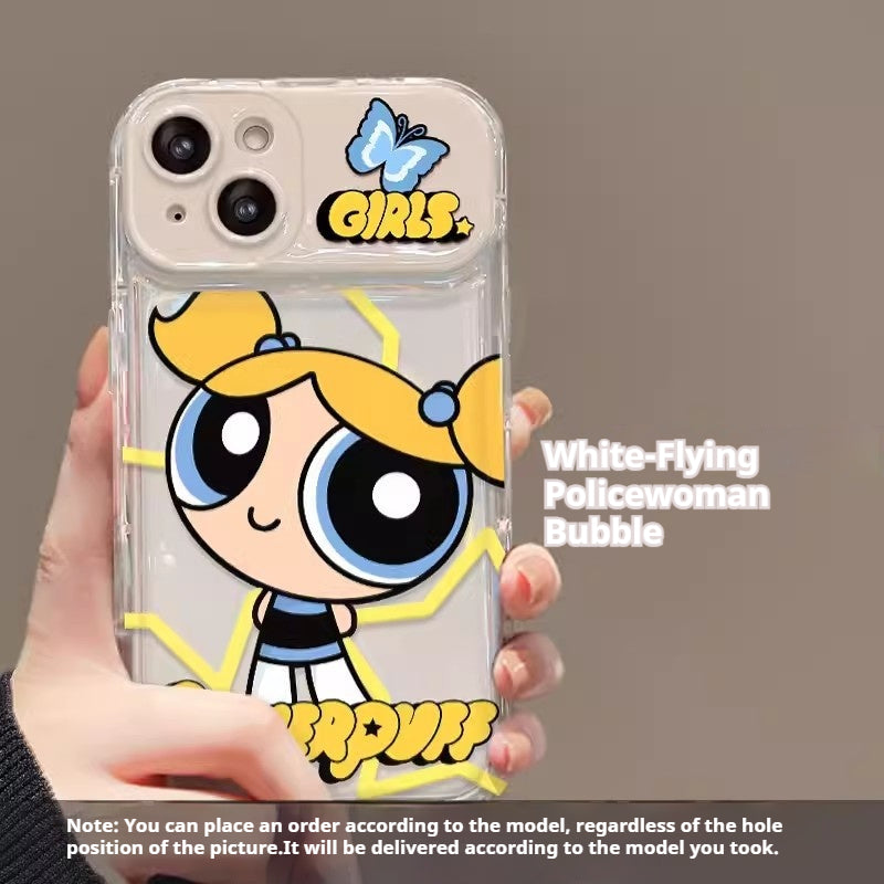 The Powerpuff Girls Flip Mirror Silicone Phone Case