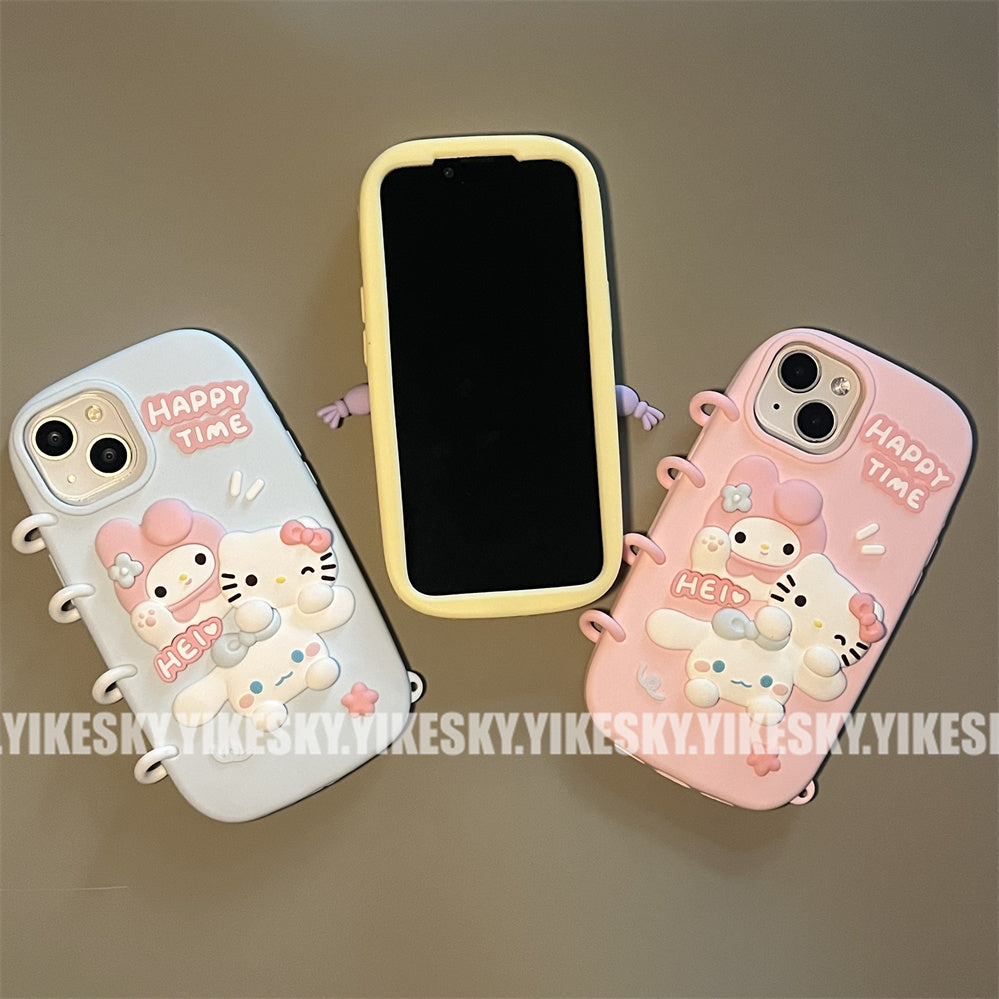 Three-Dimensional Dopamine Cute Silicone iPhone Case