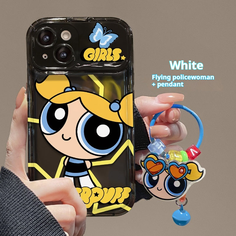 The Powerpuff Girls Flip Mirror Silicone Phone Case