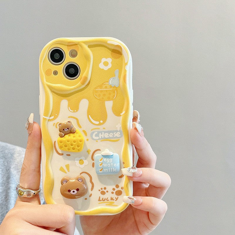 Samsung Girly Style Bread Bear Case