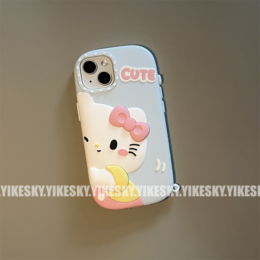 Three-Dimensional Dopamine Cute Silicone iPhone Case