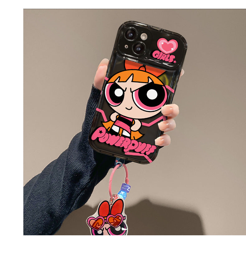 The Powerpuff Girls Flip Mirror Silicone Phone Case