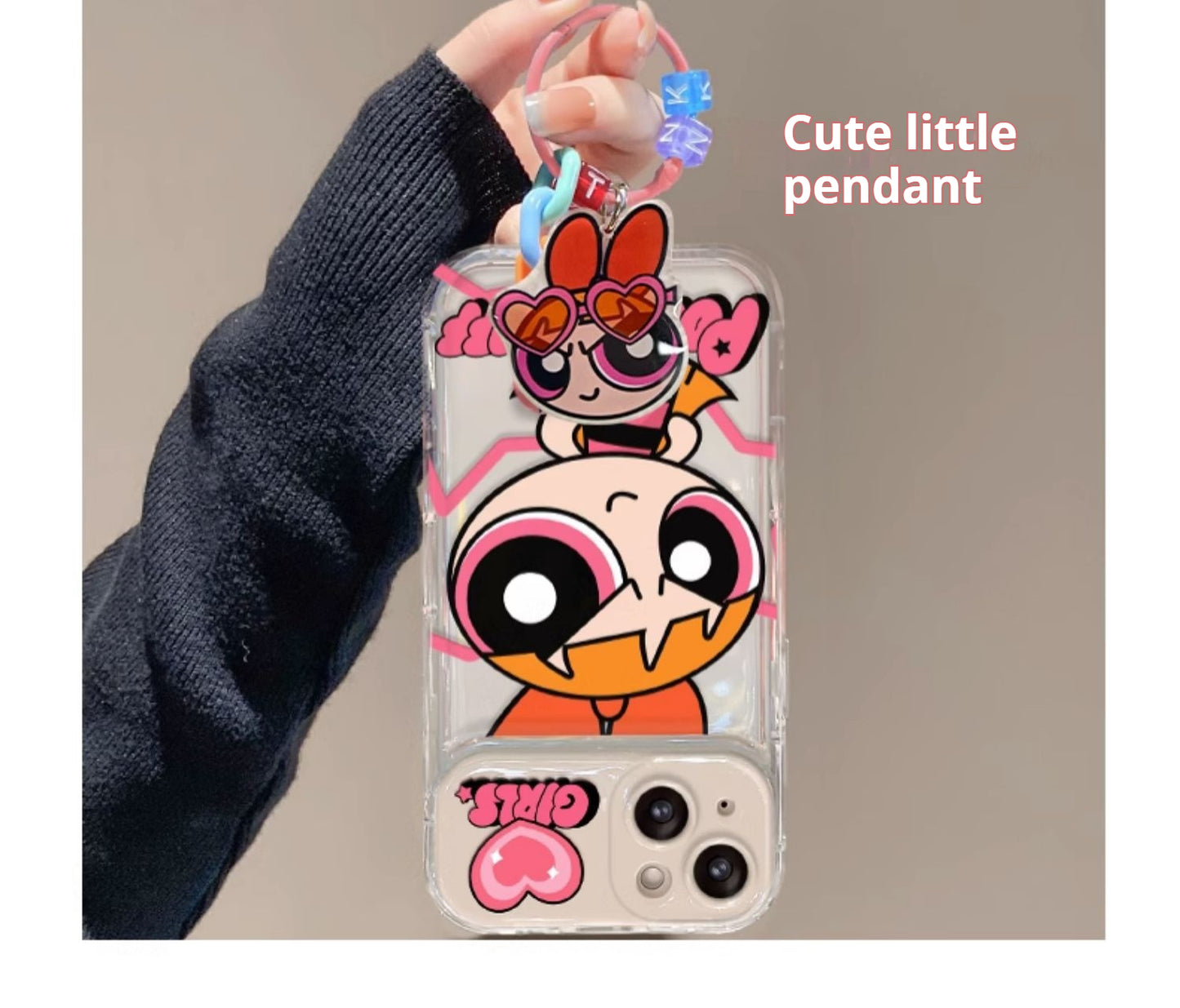 The Powerpuff Girls Flip Mirror Silicone Phone Case