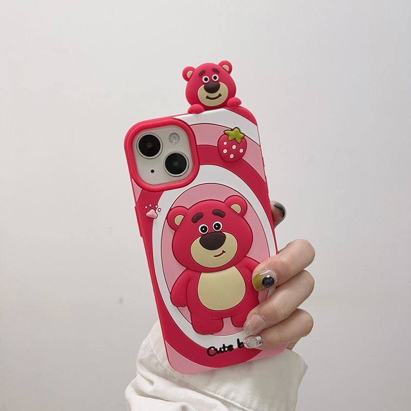 Cute 3D Silicone iPhone Phone Case