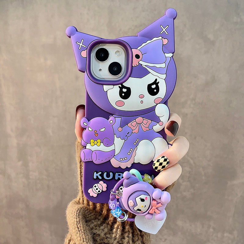 Cute Cartoon Curomi Silicone iPhone Case