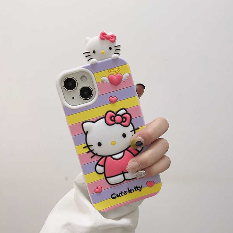 Cute 3D Silicone iPhone Phone Case