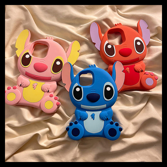 Cartoon Stitch 3D Silicone IPhone Case