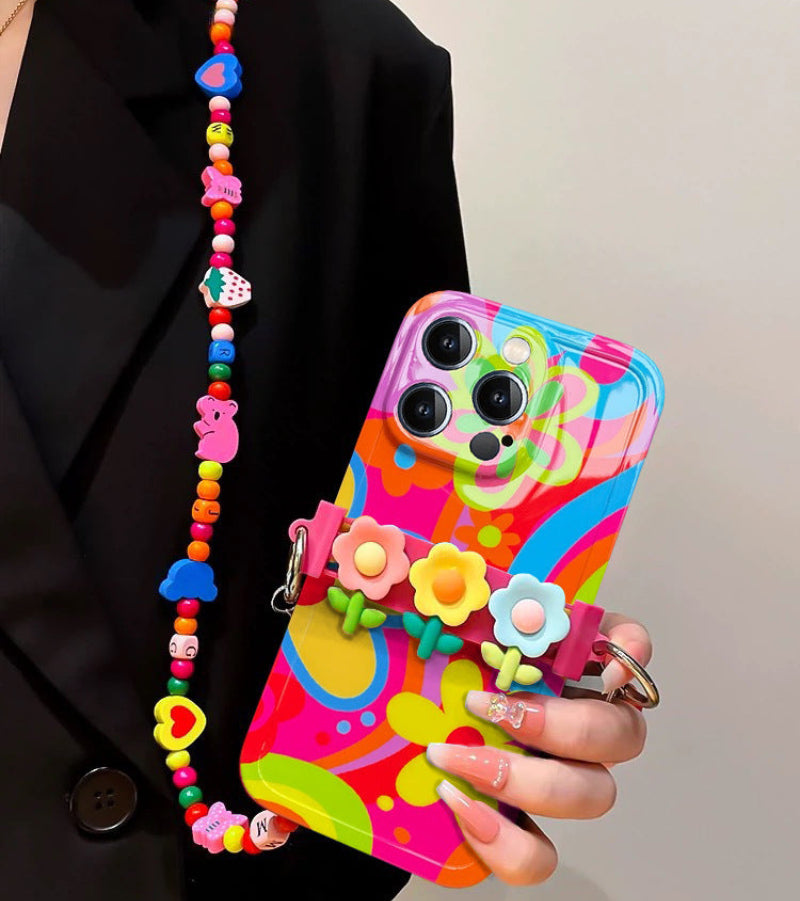 DIY handmade colorful iPhone case