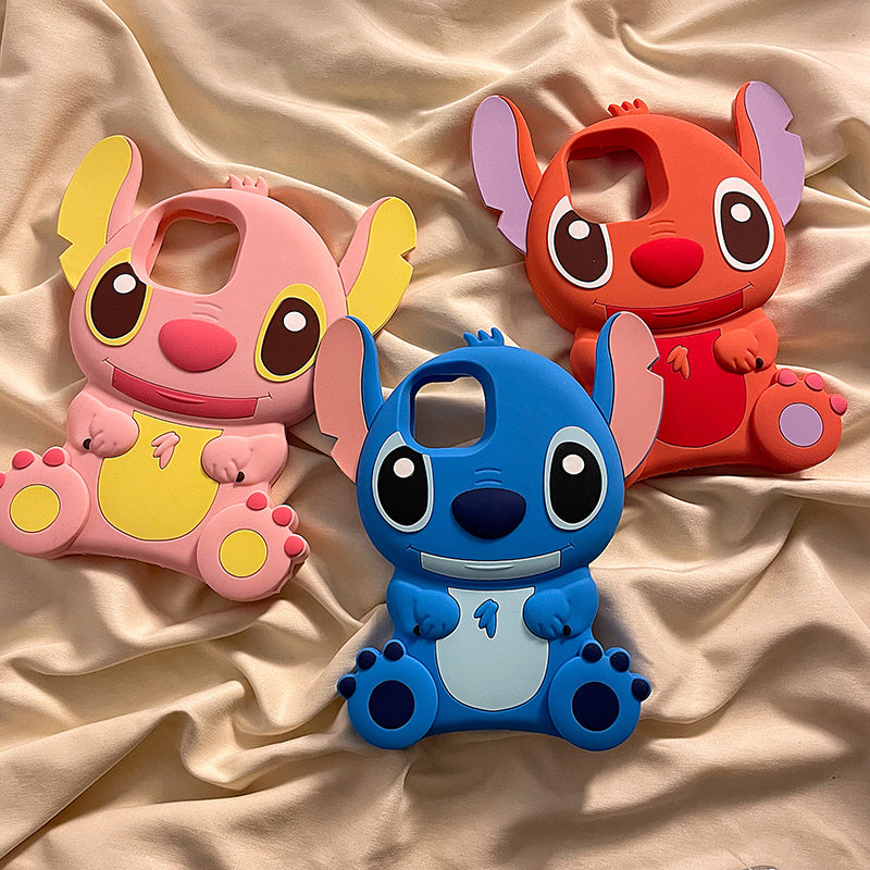 Cartoon Stitch 3D Silicone IPhone Case