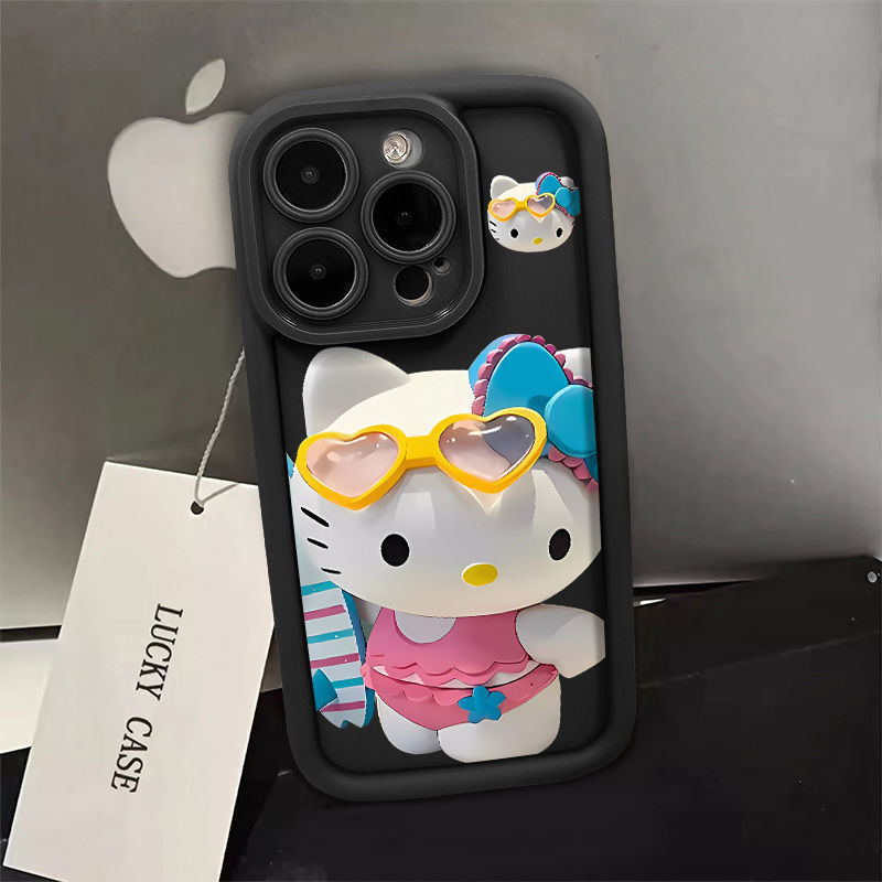 Cute Hello Kitty 15Promax All-Inclusive Airbag Phone Case