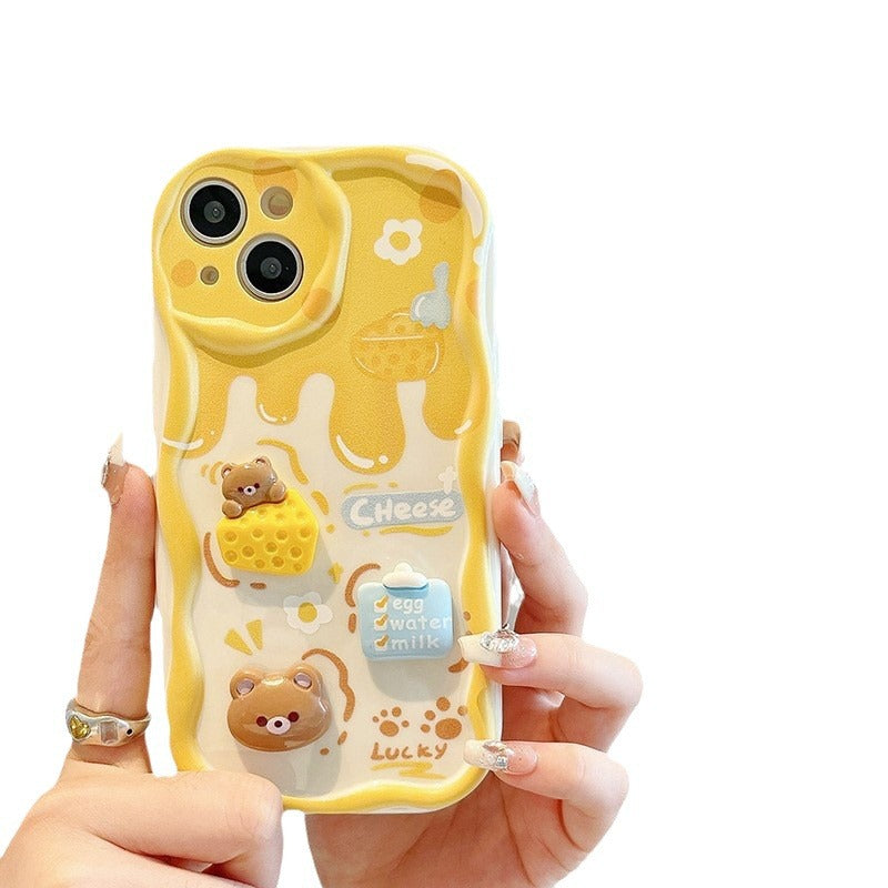 Samsung Girly Style Bread Bear Case