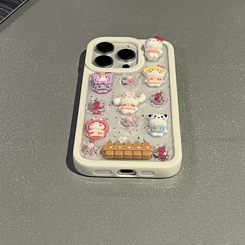 Cute dropper cartoon phone case