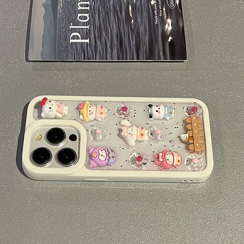 Cute dropper cartoon phone case