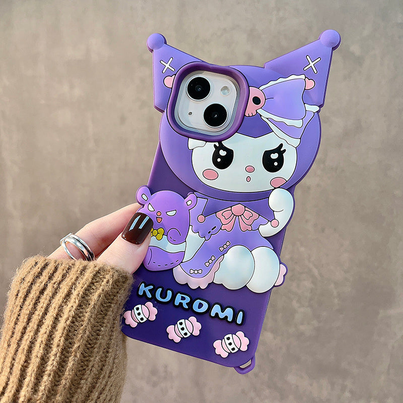 Cute Cartoon Curomi Silicone iPhone Case